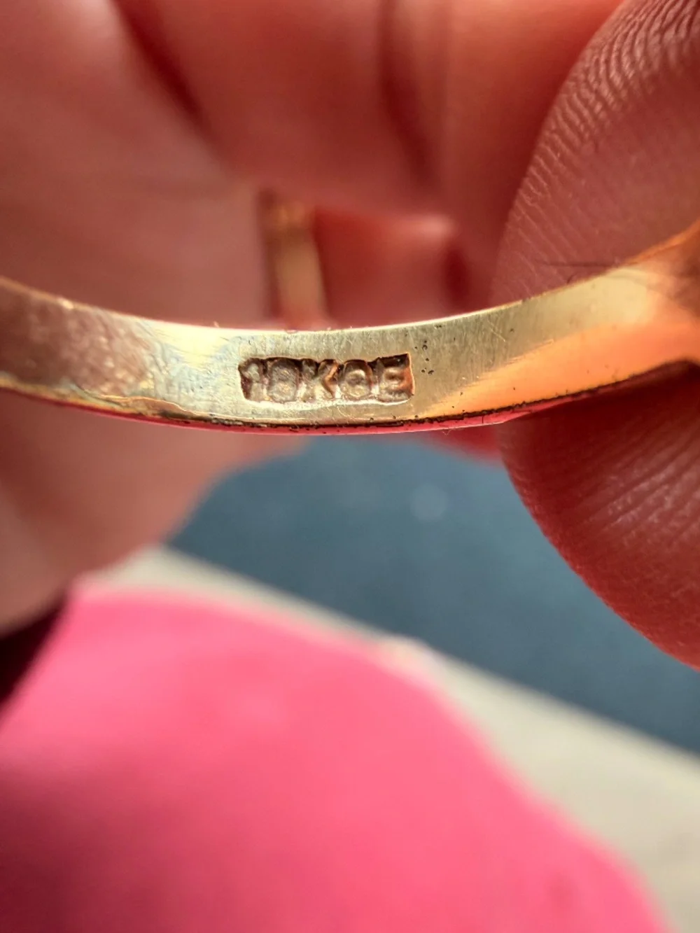 VINTAGE GOLD PLATED RING - Picture 4 of 5